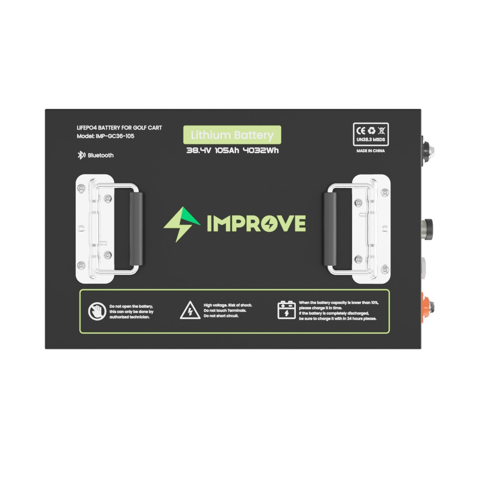 Batterie LiFePO4 pour voiturette de golf 36V