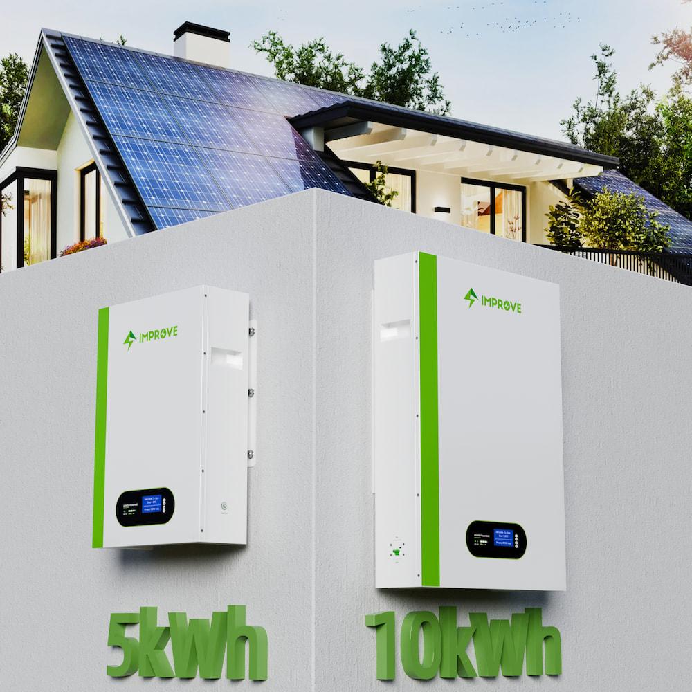 Batería de almacenamiento de energía residencial de pared domestica de 48V 200Ah
